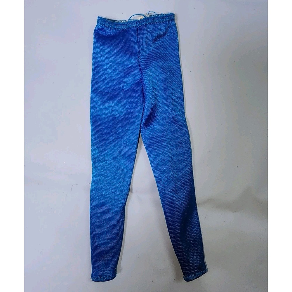 MATTEL BLUE SATIN LEGGINGS PANTS BARBIE ROCKERS FASHION FASHIONISTAS CLOTHES